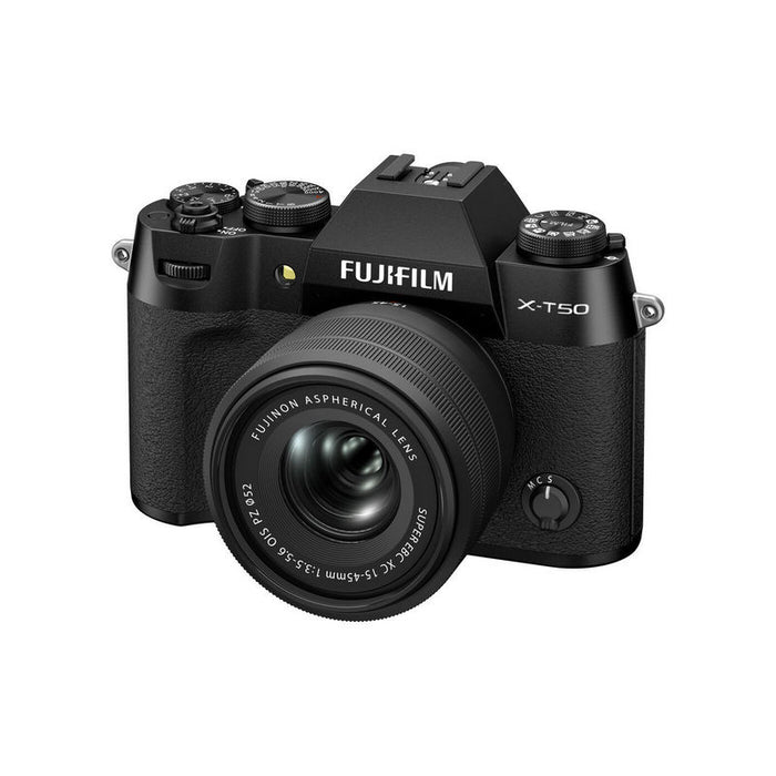 Fujifilm X-T50 Black kit s XC 15-45mm f/3.5-5.6 OIS PZ