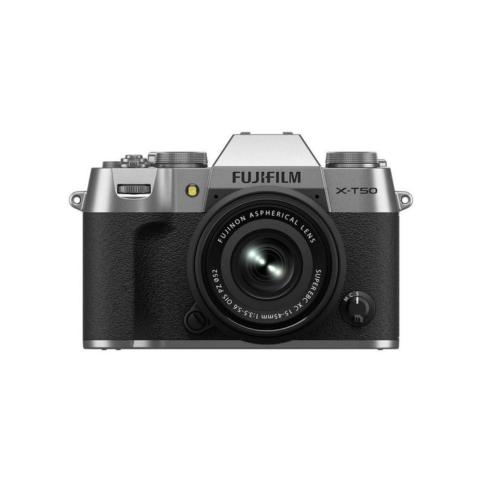 Fujifilm X-T50 Silver kit s XC 15-45mm f/3.5-5.6 OIS PZ