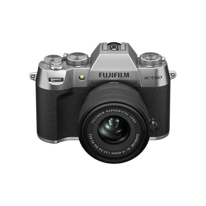 Fujifilm X-T50 Silver kit s XC 15-45mm f/3.5-5.6 OIS PZ