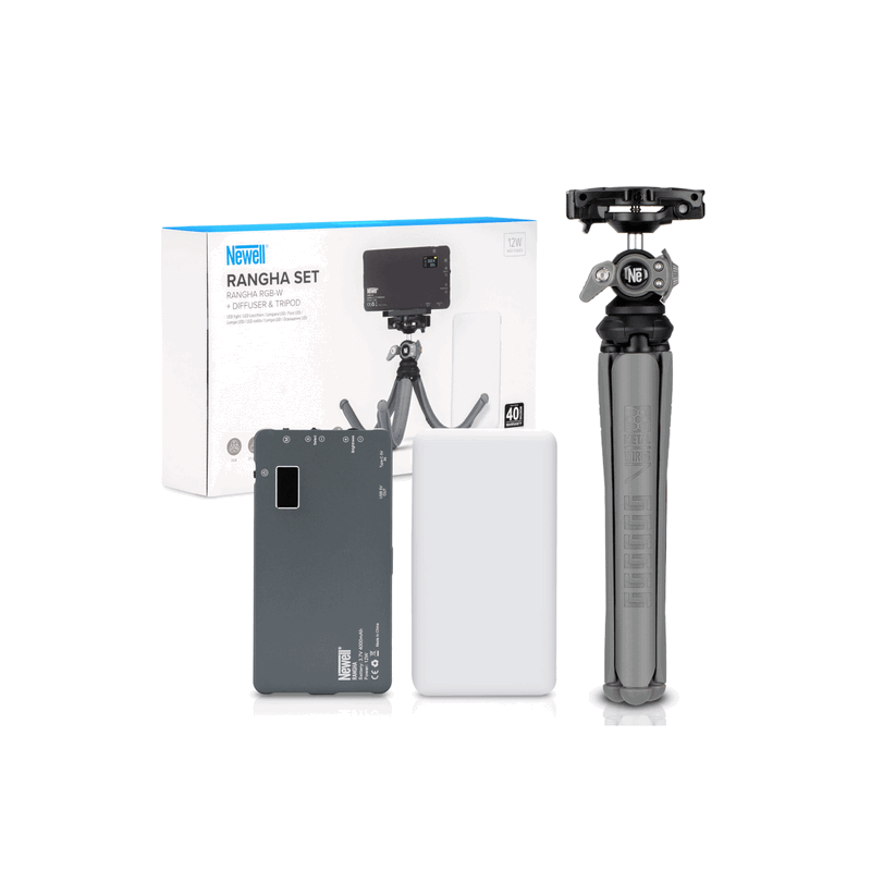 Newell LED light Rangha RGB-W SET (+difuzor + stativ)