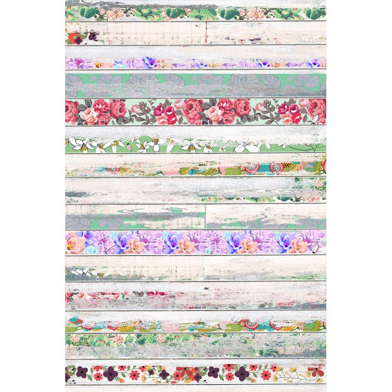SAVAGE Vintage Floral pozadina sa otiskom 134cm x 5,5m
