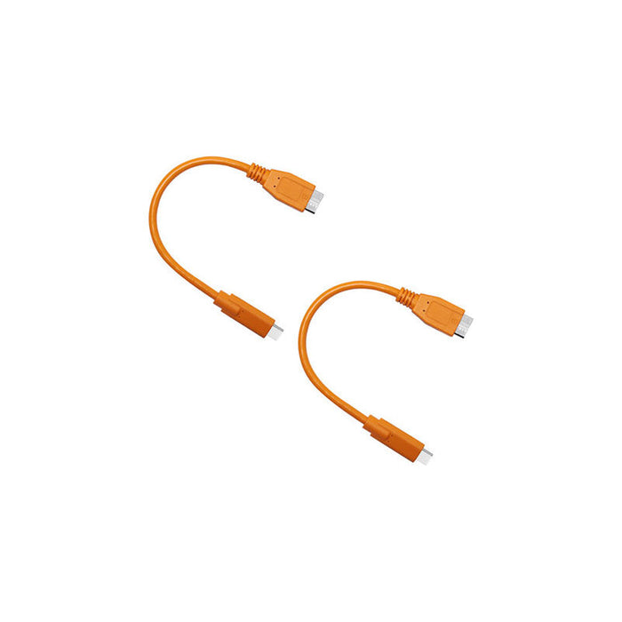 Tether Tools TetherPro USB-C/USB 3.0 Micro-B 2x kratiki (Orange)