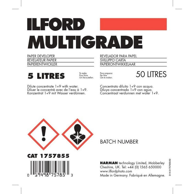Ilford Razvijač MULTIGRADE 1L
