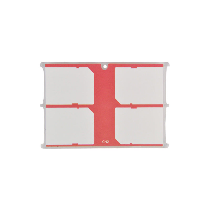 JJC Plastična kartica / etui za 4 SD kartice (CRVENA) MCH-SD4GR