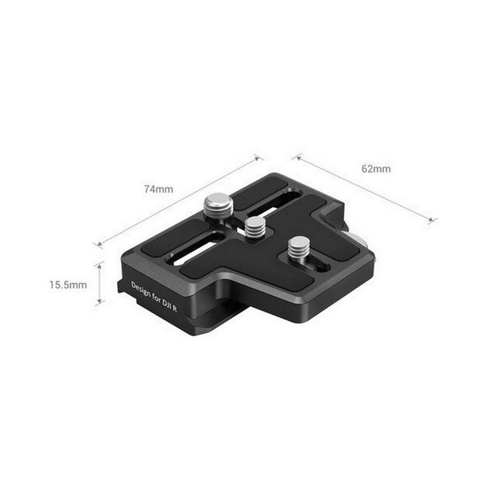 SmallRig Extended Arca-Type Quick Release Plate for DJI RS 2/RSC 2 Gimbal 3162