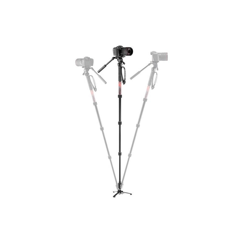 Manfrotto MVMELMIIA4LIVE Element MII video monopod twist + Live video glava