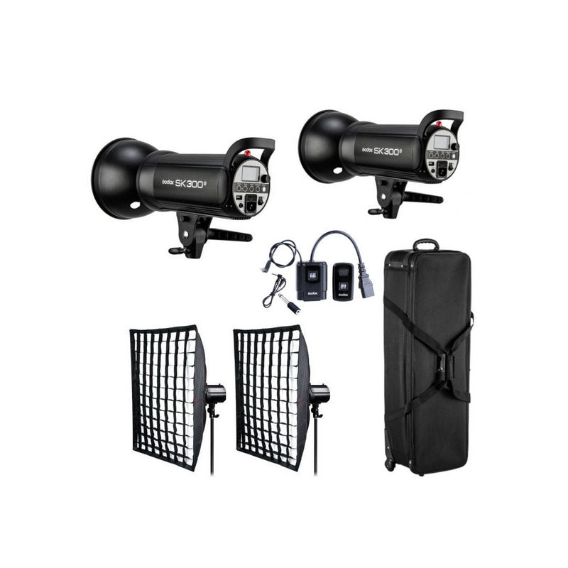 Godox Fleš rasvjeta u setu  SK300II (2x300W/s) Travel kit