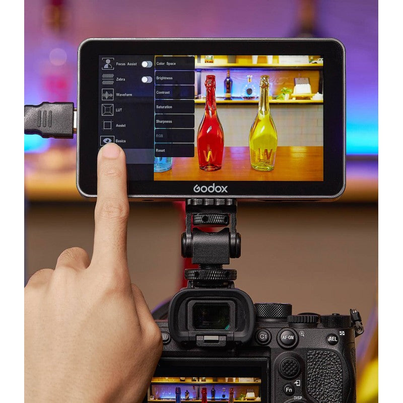 Godox Monitor GM6S -  5,5 4K HDMI Touch screen