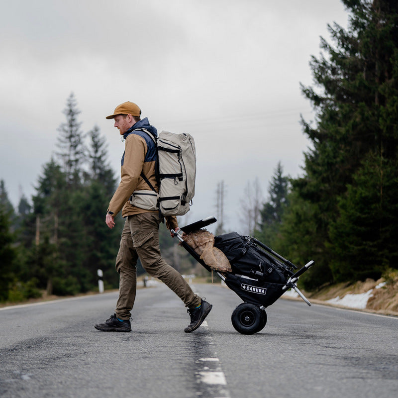 CARUBA Pro Trolley I , kolica za opremu (Crna) + MREŽA