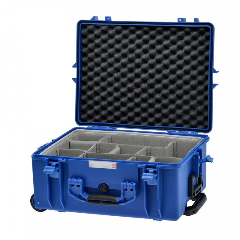 HPRC 2600W Plastični kofer s kotačima (ispuna-second skin) plavi