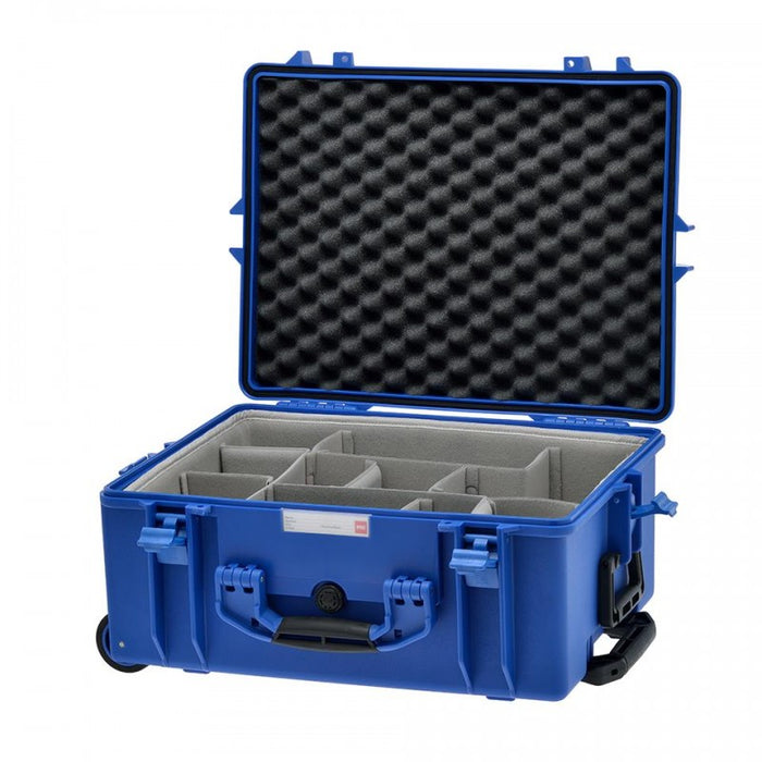 HPRC 2600W Plastični kofer s kotačima (ispuna-second skin) plavi