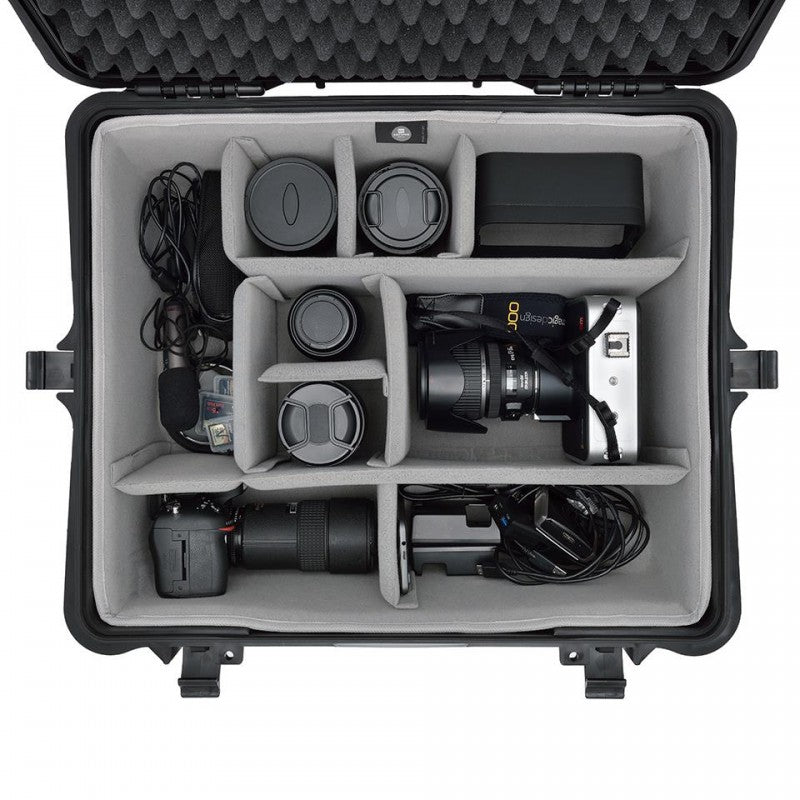 HPRC 2700W Plastični kofer s kotačima (ispuna-SECOND SKIN) Blue Basanno