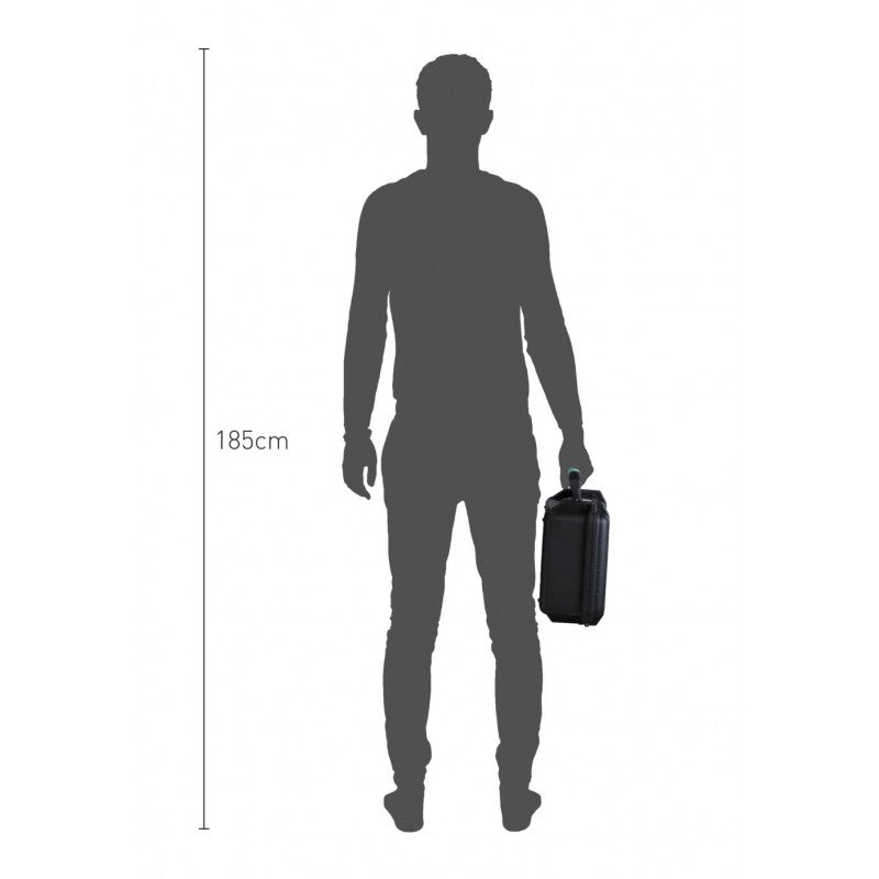 HPRC 2300 Plastični kofer (ispuna-spužva) Blue Bassano