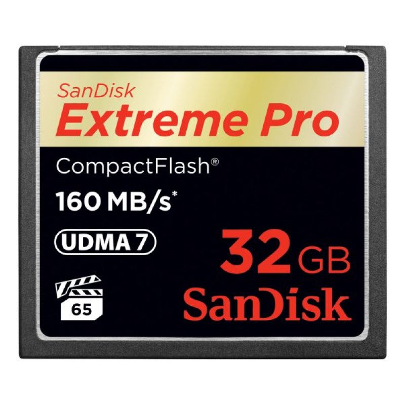SanDisk memorijska kartica Extreme Pro CF   32GB 160MB/s, VPG 65, UDMA 7