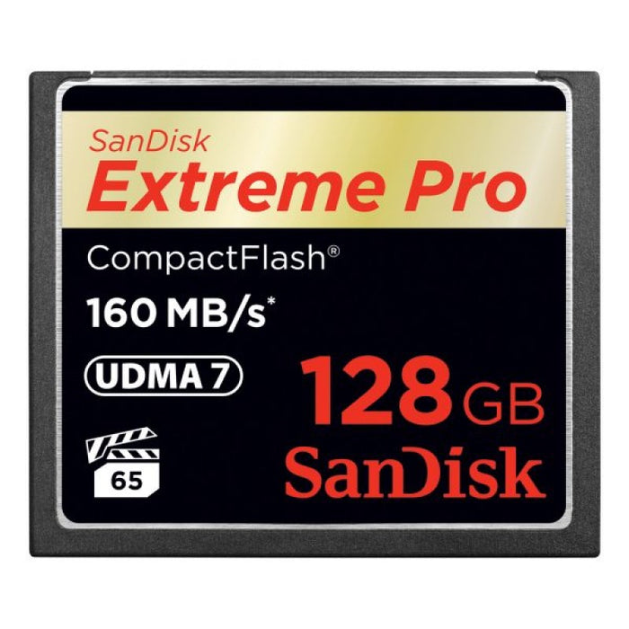 SanDisk memorijska kartica Extreme Pro CF  128GB 160MB/s, VPG 65, UDMA 7