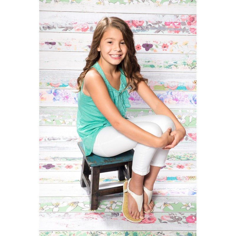 SAVAGE Vintage Floral pozadina sa otiskom 134cm x 5,5m