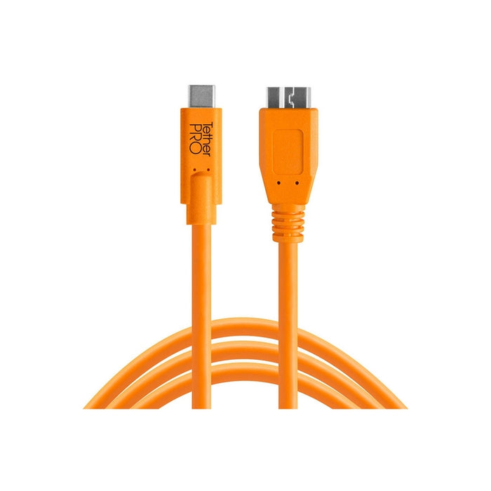 Tether Tools TetherPro USB-C/USB 3.0 Micro-B 4.6m/ (Orange)