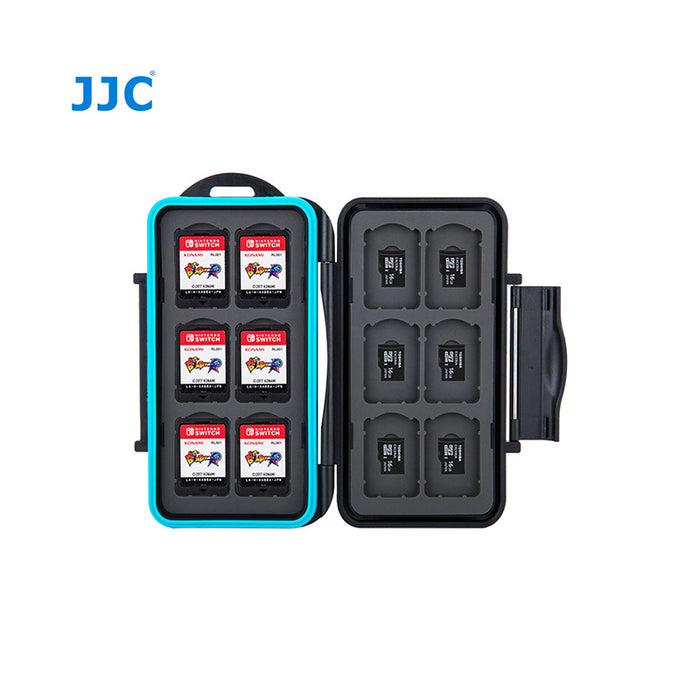 JJC Plastina kutija/etui za 12 Nitendo Switch kartice + 12 MicroSD