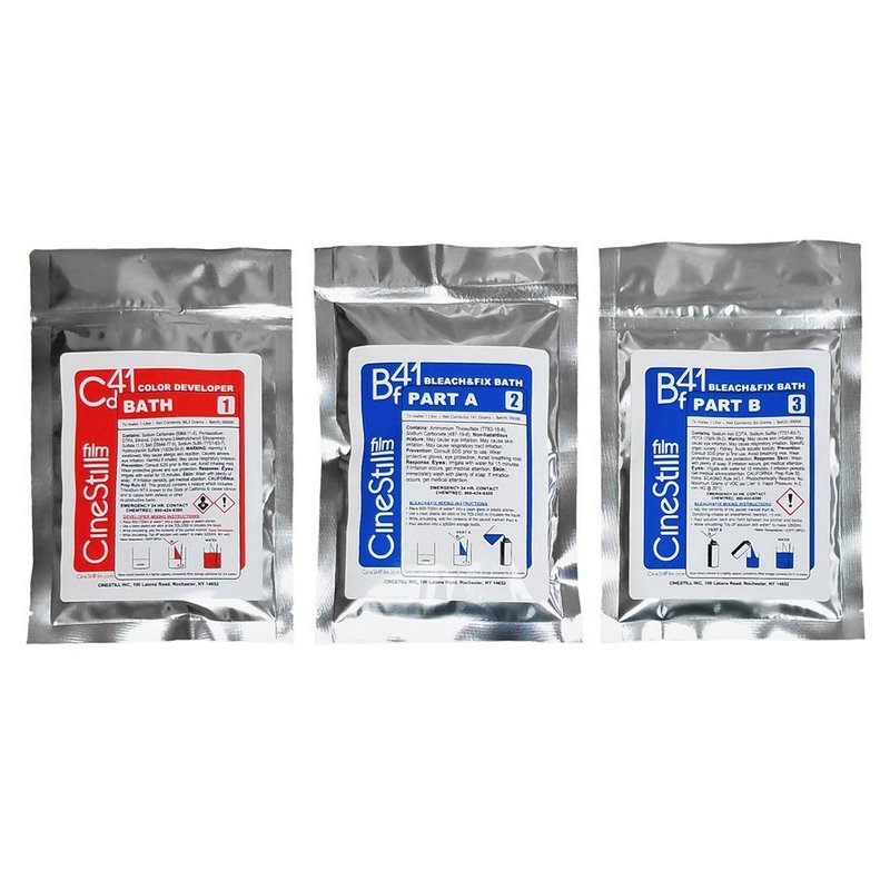 Cinestill CS41 ''Color Simplified'' 2-Bath Kit Powder - Set za razvijanje kolor negativ filmova