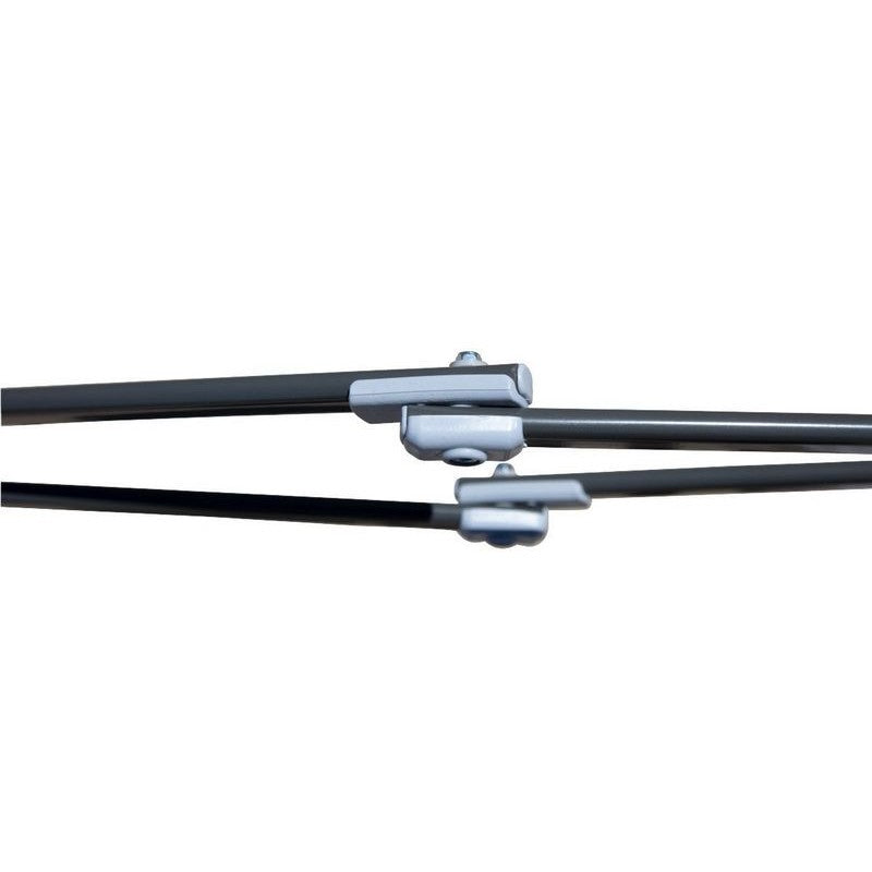 E-Z UP® SECTATOR 4x4m šator, sivi okvir + sivi krov + torba na kotačima