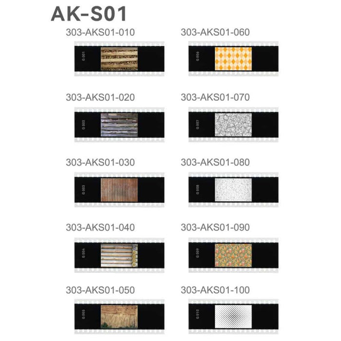 Godox pribor AK-S01 Slide filter / set predložaka za projiciranje za AK-R21