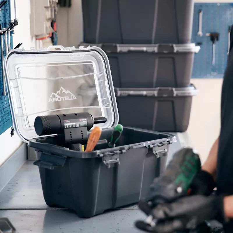 Alstora 19L kutija za pohranu - Stone Grey (siva)