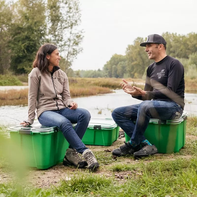 Alstora SET 4 kutije / 2x19L,1x46L,1x76L Grass Green/zelena