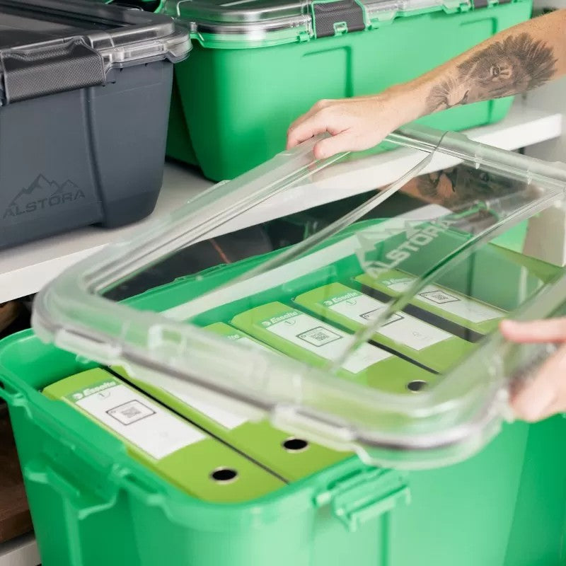 Alstora SET 4 kutije / 2x19L,1x46L,1x76L Grass Green/zelena
