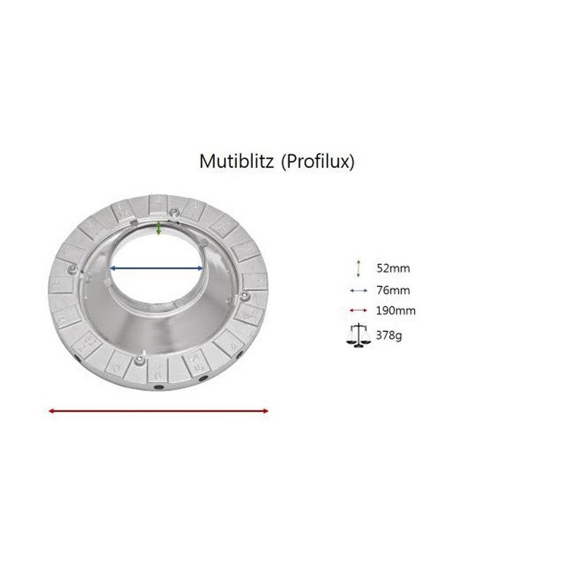 Fomei Adapter za softbox FY7658 - Multiblitz P-bajonet
