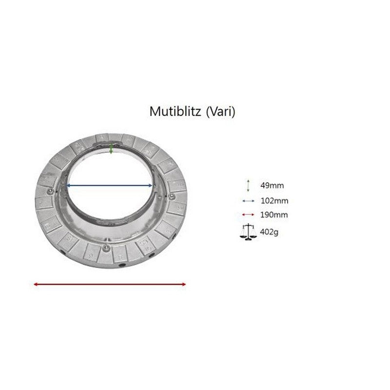 Fomei Adapter za softbox FY7659 - Multiblitz V-bajonet