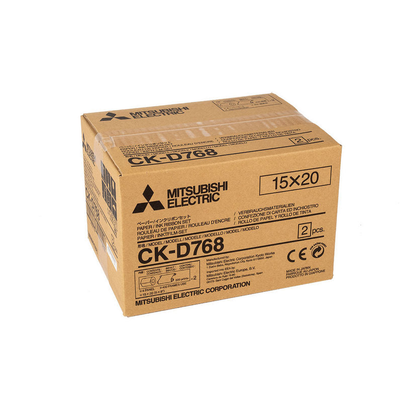 Mitsubishi CK-D768 / set 2 role papira i 2 toner trake