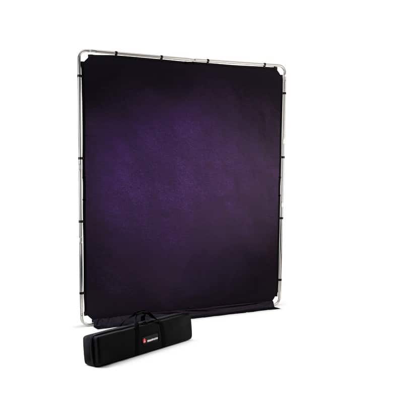 Manfrotto EzyFrame Vintage pozadina 2x2.3m Aubergine / s okvirom