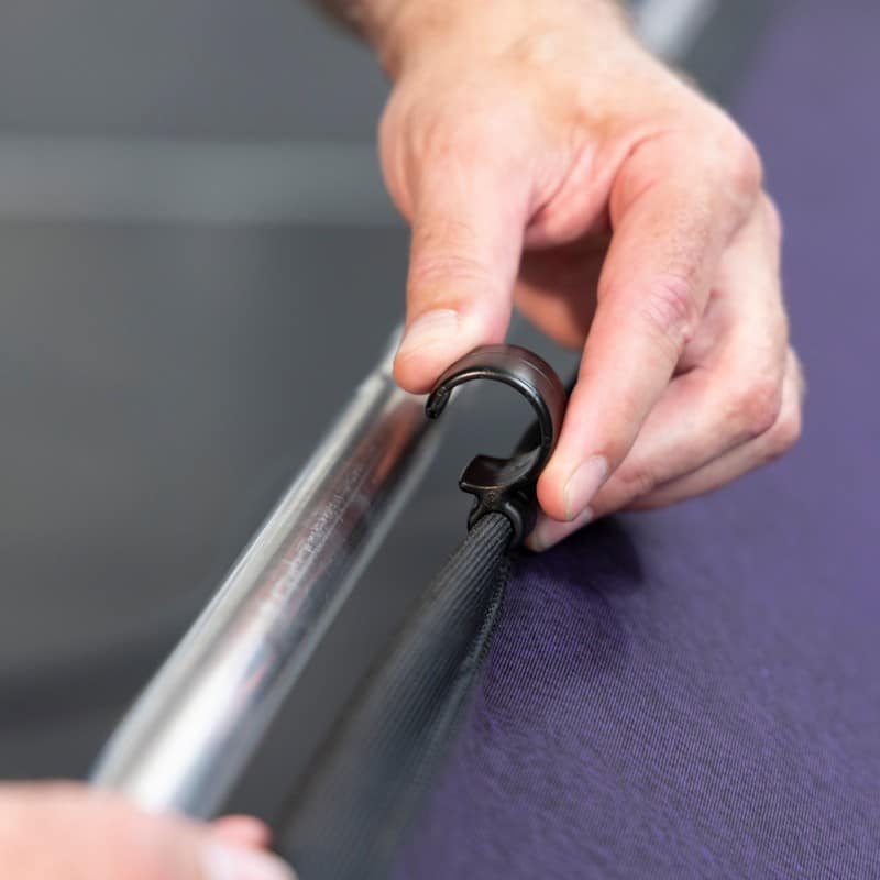 Manfrotto EzyFrame Vintage pozadina 2x2.3m Aubergine / s okvirom