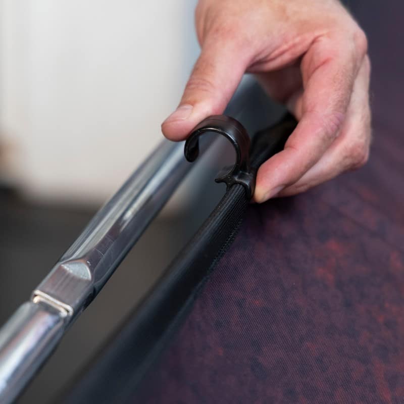 Manfrotto EzyFrame Vintage pozadina 2x2.3m Crimson / s okvirom