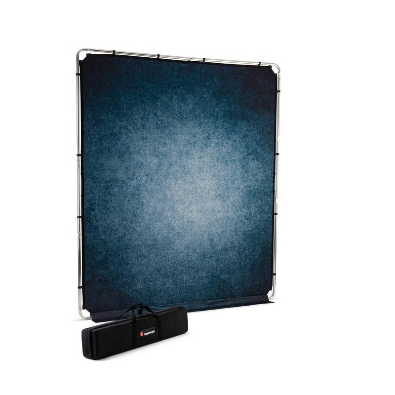 Manfrotto EzyFrame Vintage pozadina 2x2.3m Ink / s okvirom