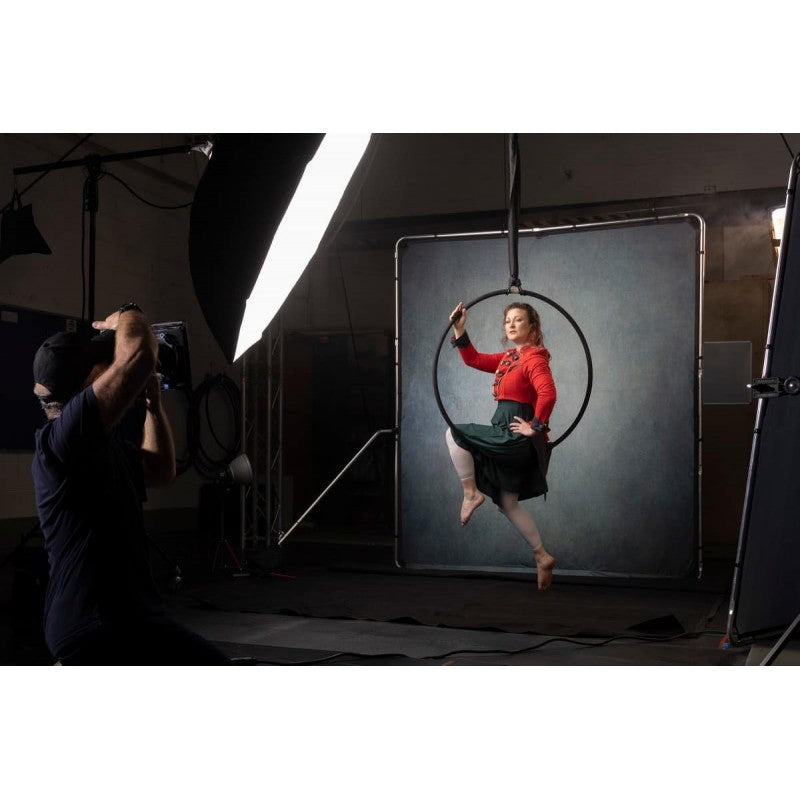 Manfrotto EzyFrame Vintage pozadina 2x2.3m Sage / s okvirom