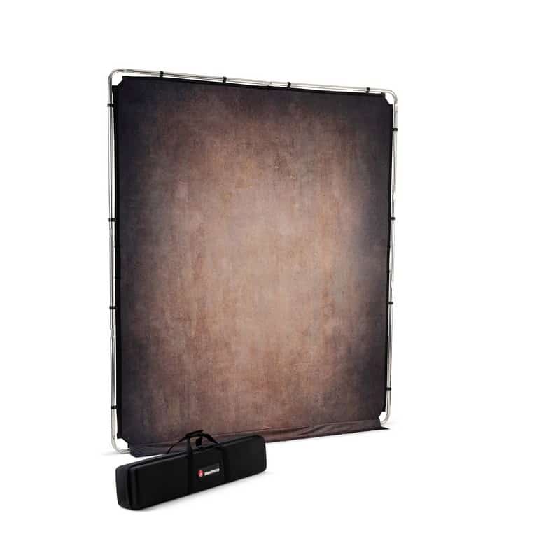 Manfrotto EzyFrame Vintage pozadina 2x2.3m Walnut / s okvirom