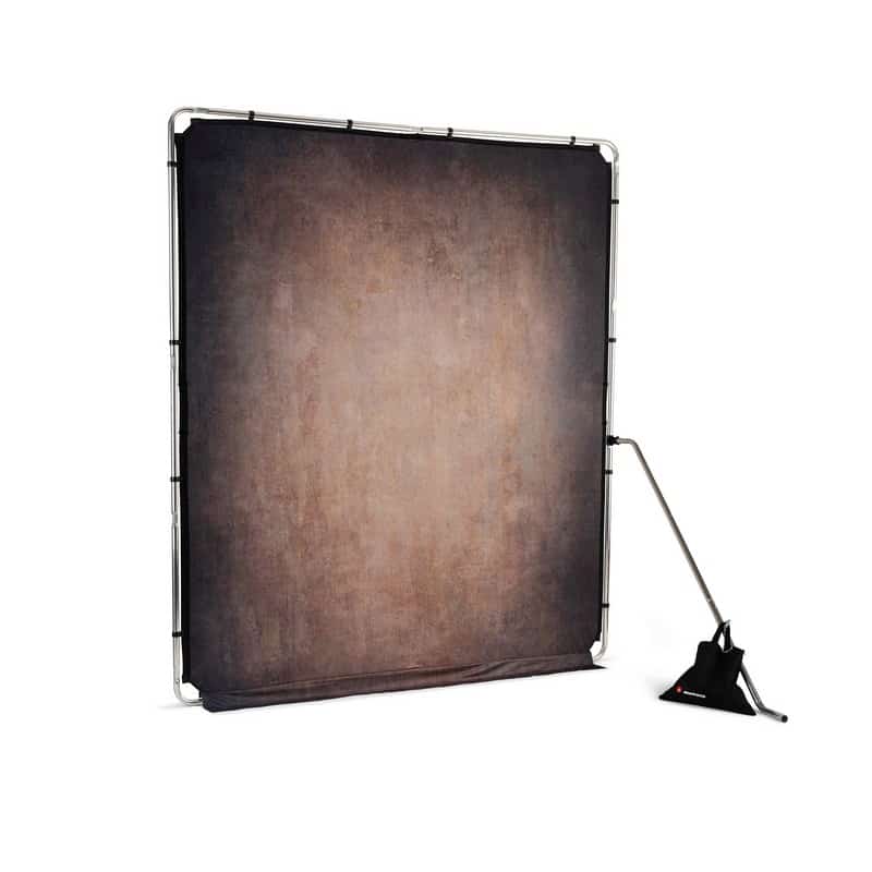 Manfrotto EzyFrame Vintage pozadina 2x2.3m Walnut / s okvirom