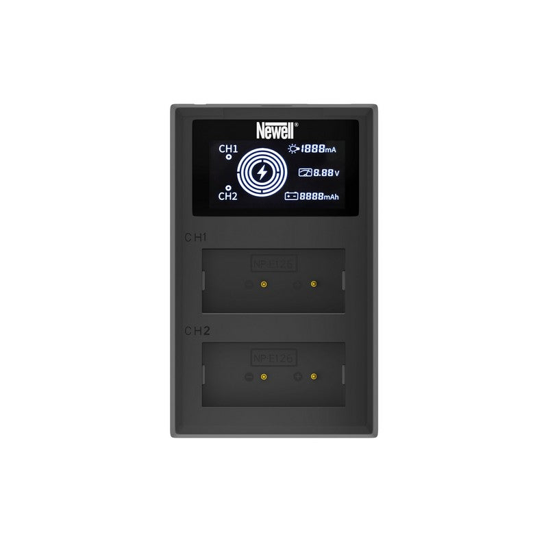 Newell Punjač Dual FDL-USB-C za Fuji NP-W126