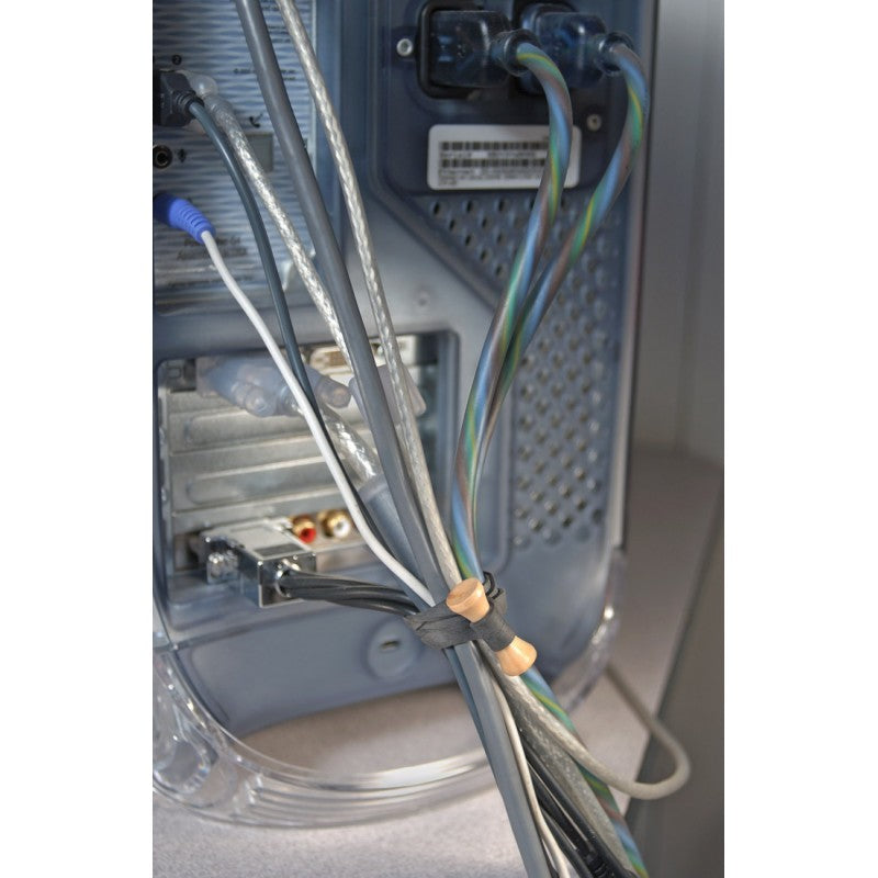 BongoTies wrap, gumice za vezanje kablova pak 1/10 (Zelene)