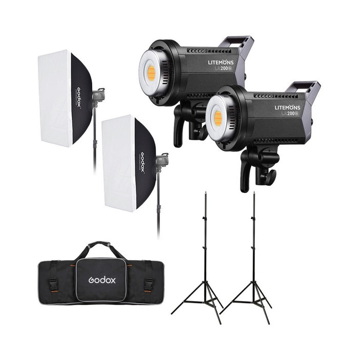 Godox LED LA200Bi Litemons rasvjeta u setu (2 x LA200Bi-Color)