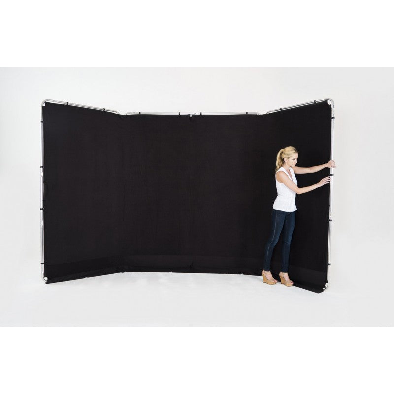 Lastolite PANORAMIC BLACK 4m x 2,3m - CRNA pozadina (BEZ OKVIRA)