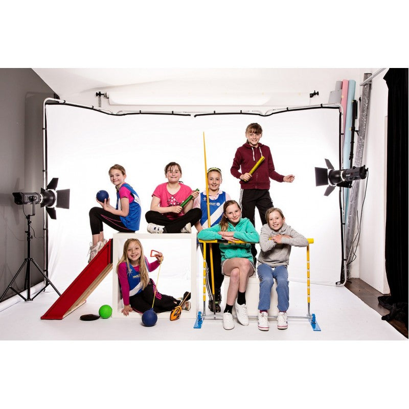 Lastolite PANORAMIC CHROMAKEY GREEN 4m x 2,3m - pozadina sa okvirom Chromakey zelena