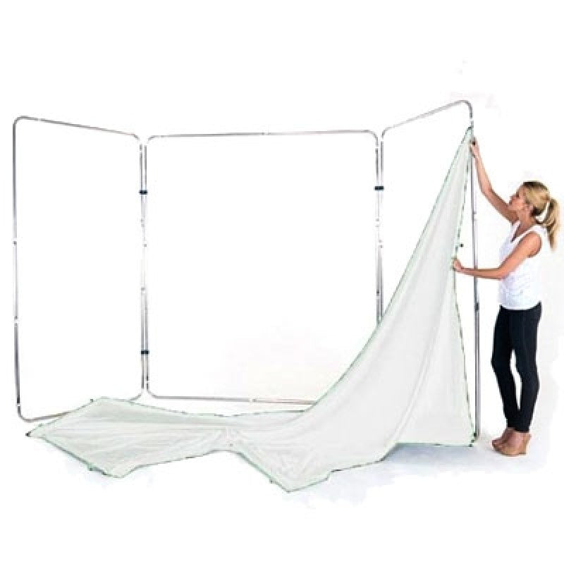 Lastolite PANORAMIC CHROMAKEY BLUE 4m x 2,3m - pozadina sa okvirom Chromakey plava