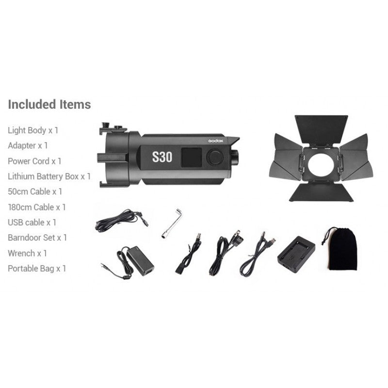 Godox LED S30 fokus rasvjetno tjelo 30W