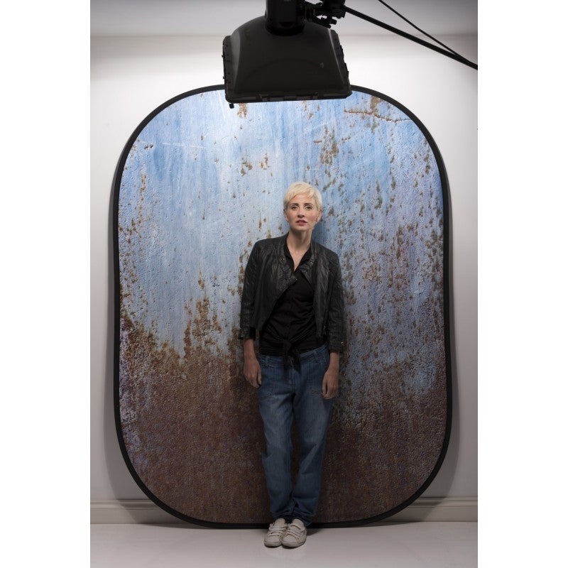 Lastolite Urban Rusty Metal/Plaster Wall 1,5x2,1m - pozadina na okviru