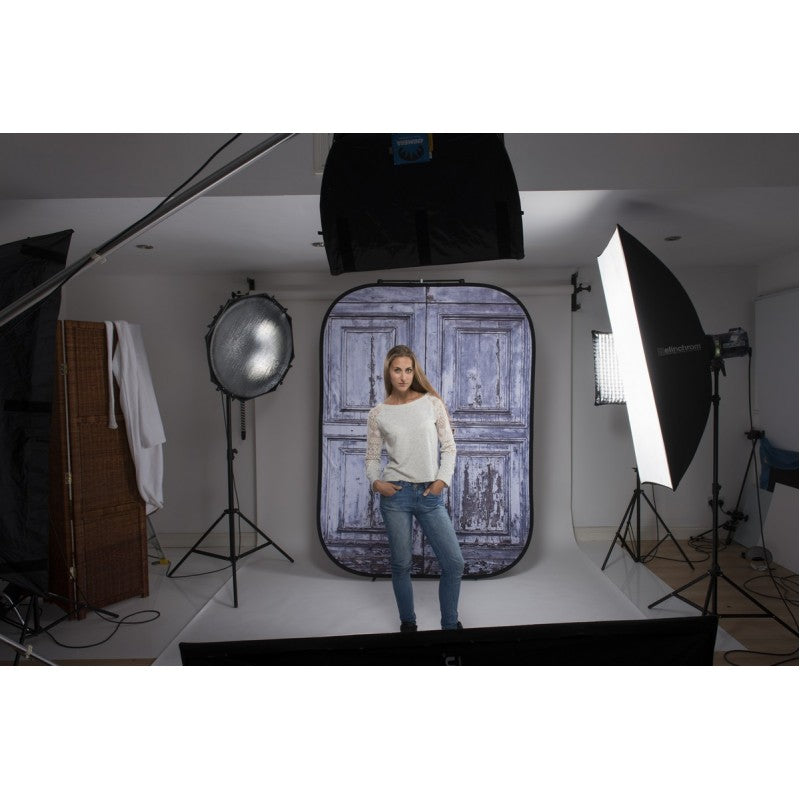 Lastolite Urban Shutter/Distressed Door 1,5x2,1m - pozadina na okviru