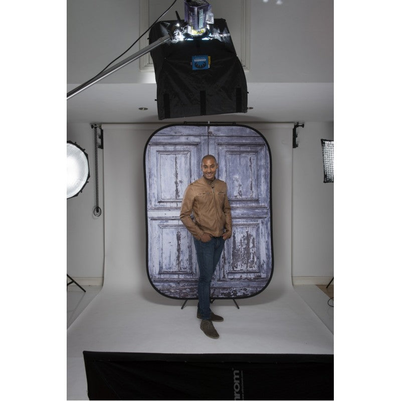 Lastolite Urban Shutter/Distressed Door 1,5x2,1m - pozadina na okviru