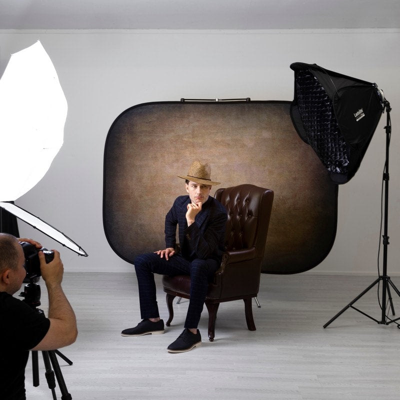 Manfrotto Vintage Walnut/Pewter 1,5x2,1m - pozadina na okviru