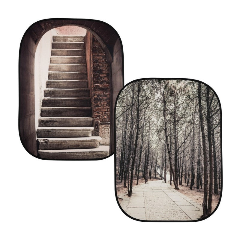 Lastolite PERSPECTIVE Stone steps/Winter trees 1,5x2,1m - pozadina na okviru